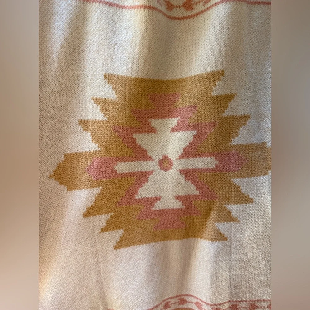 Elegant Pink and Cream Cardigan - Picture 7 of 11